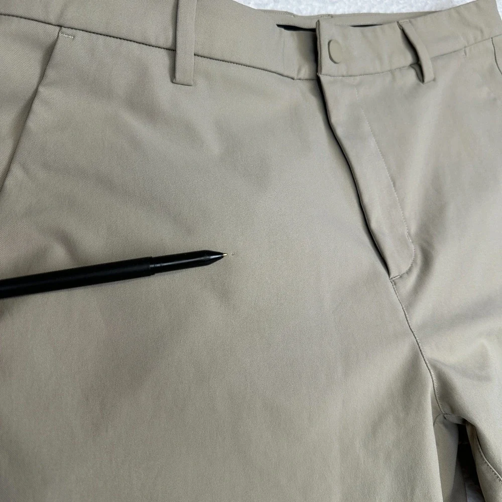 RHONE Slim Fit Performance Pants Khaki Stretch Tech Commuter Men's size 36